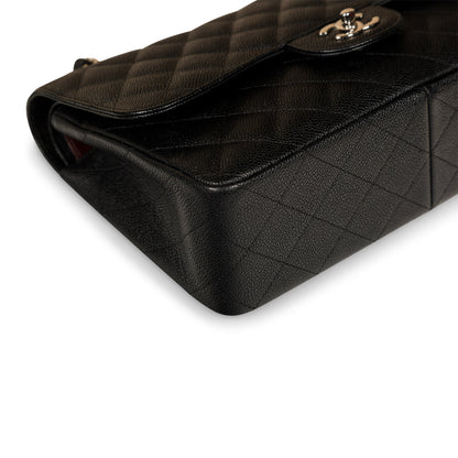 Chanel Classic Flap Caviar Black Shoulder Bag Style 41