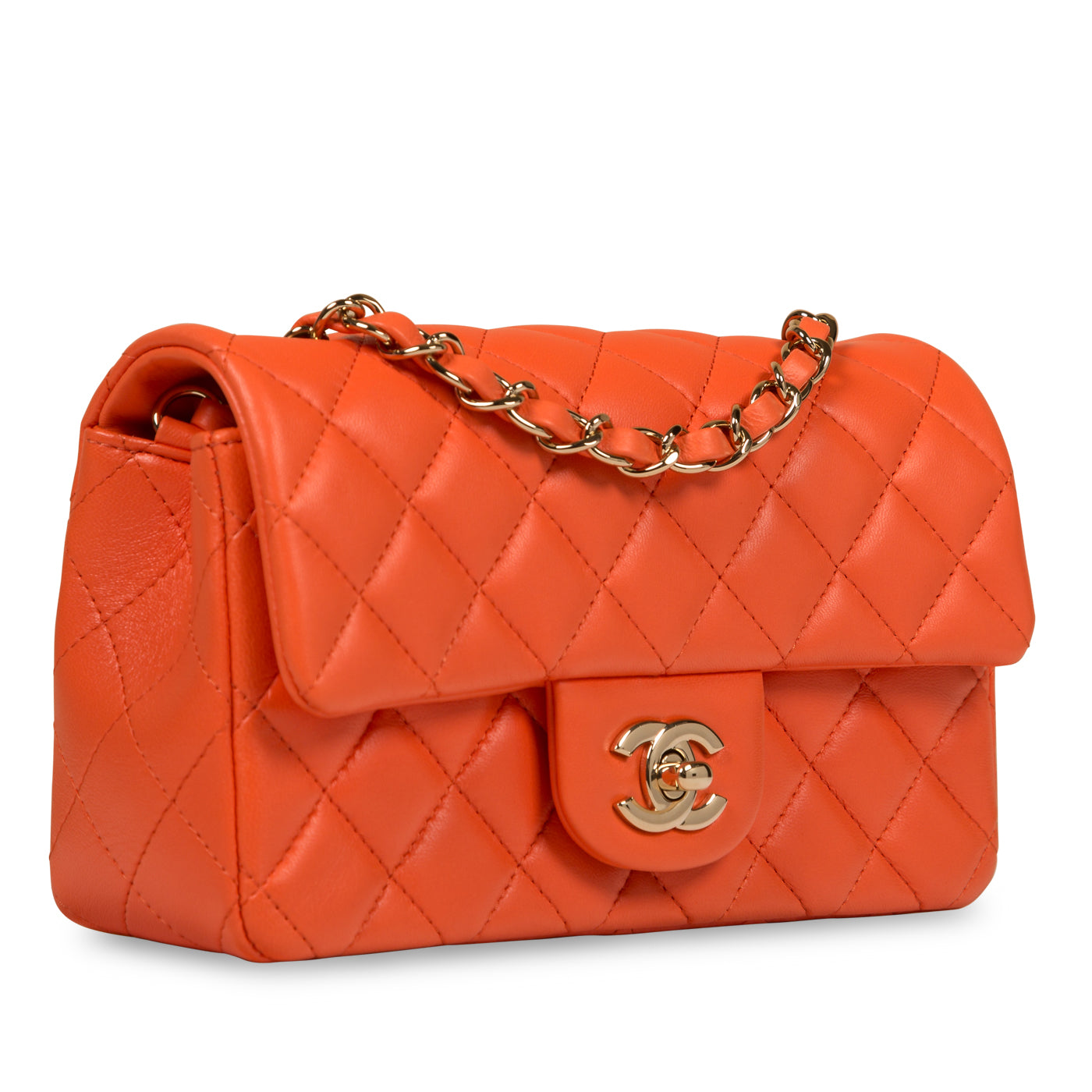 Chanel Classic Flap Lambskin Black Shoulder Bag Style 189
