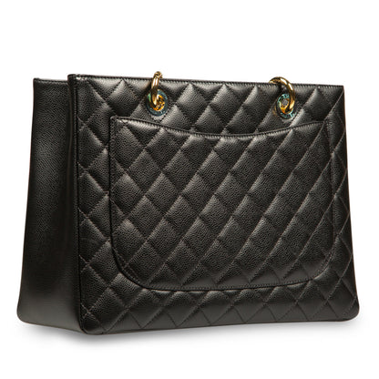 Chanel Timeless Caviar Black Tote Bag Style 26