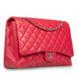 Chanel Classic Flap Lambskin Silver Shoulder Bag Style 11