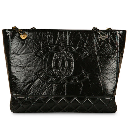 Chanel Timeless Calfskin Black Tote Bag