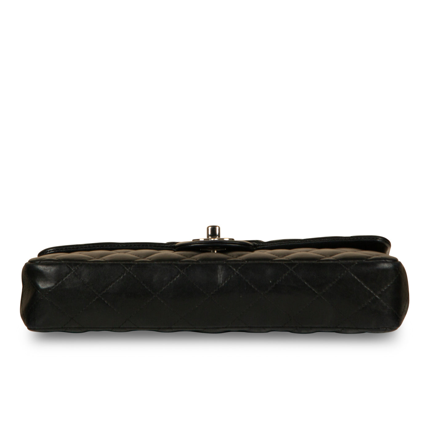 Chanel Classic Flap Lambskin Black Shoulder Bag Style 289