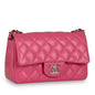 Chanel Classic Flap Lambskin Black Shoulder Bag Style 187