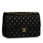 Chanel Classic Flap Caviar Black Shoulder Bag Style 26