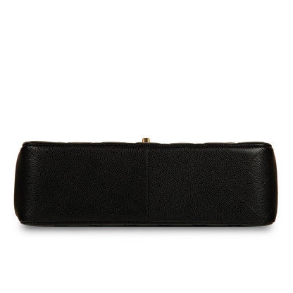 Chanel Classic Flap Caviar Black Shoulder Bag Style 26