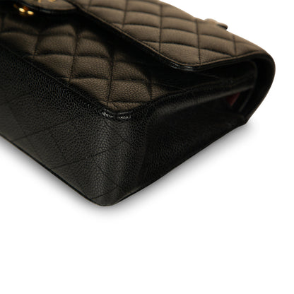 Chanel Classic Flap Caviar Black Shoulder Bag Style 81