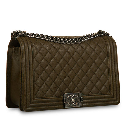 Chanel Boy Bag Caviar Shoulder Bag Caviar