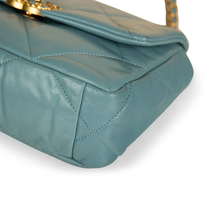 Chanel Chanel 19 Lambskin Gold Shoulder Bag Style 21