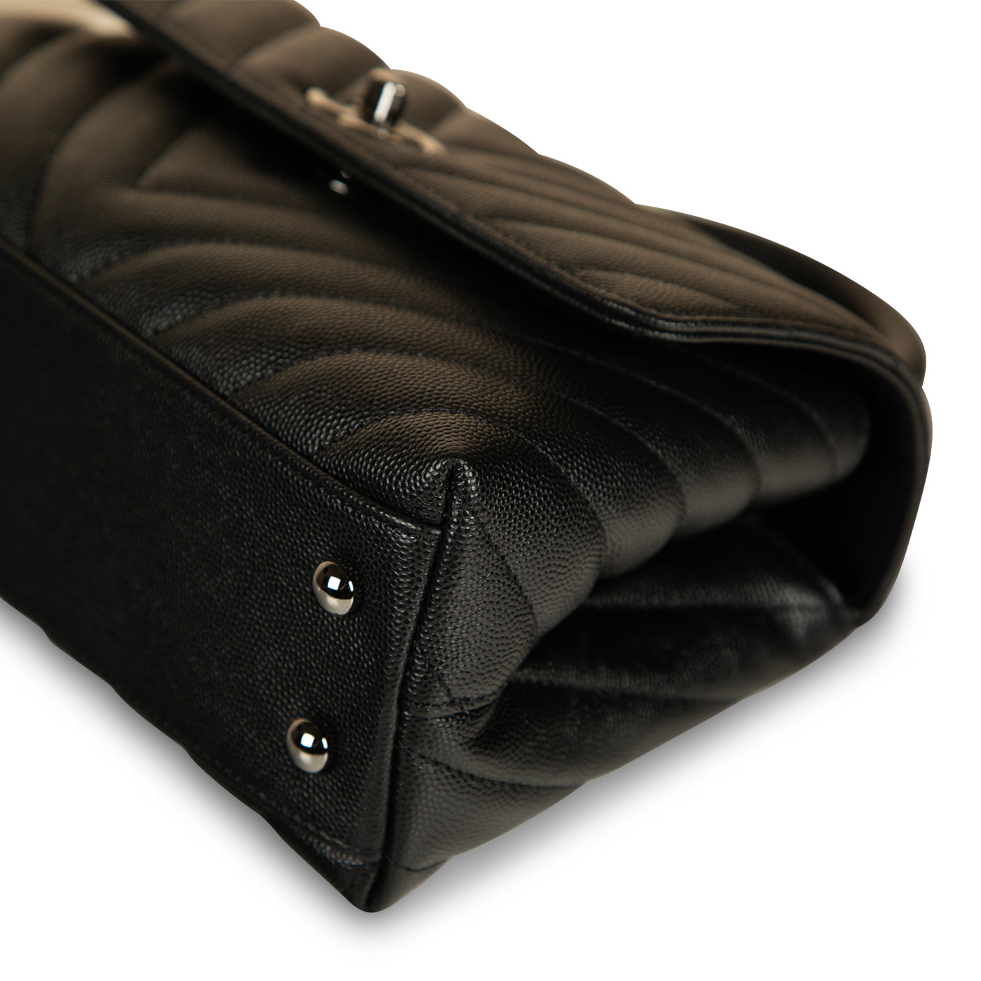 Chanel Coco Handle Caviar Black Shoulder Bag Style 4