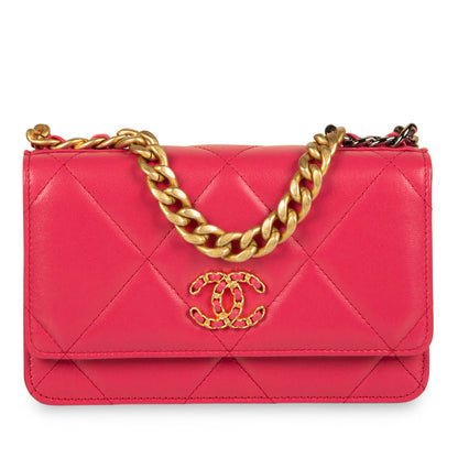 Chanel Wallet On Chain Lambskin Gold Crossbody Style 2