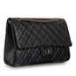Chanel Classic Flap Calfskin Black Shoulder Bag Style 12