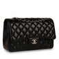 Chanel Classic Flap Lambskin Black Shoulder Bag Style 47