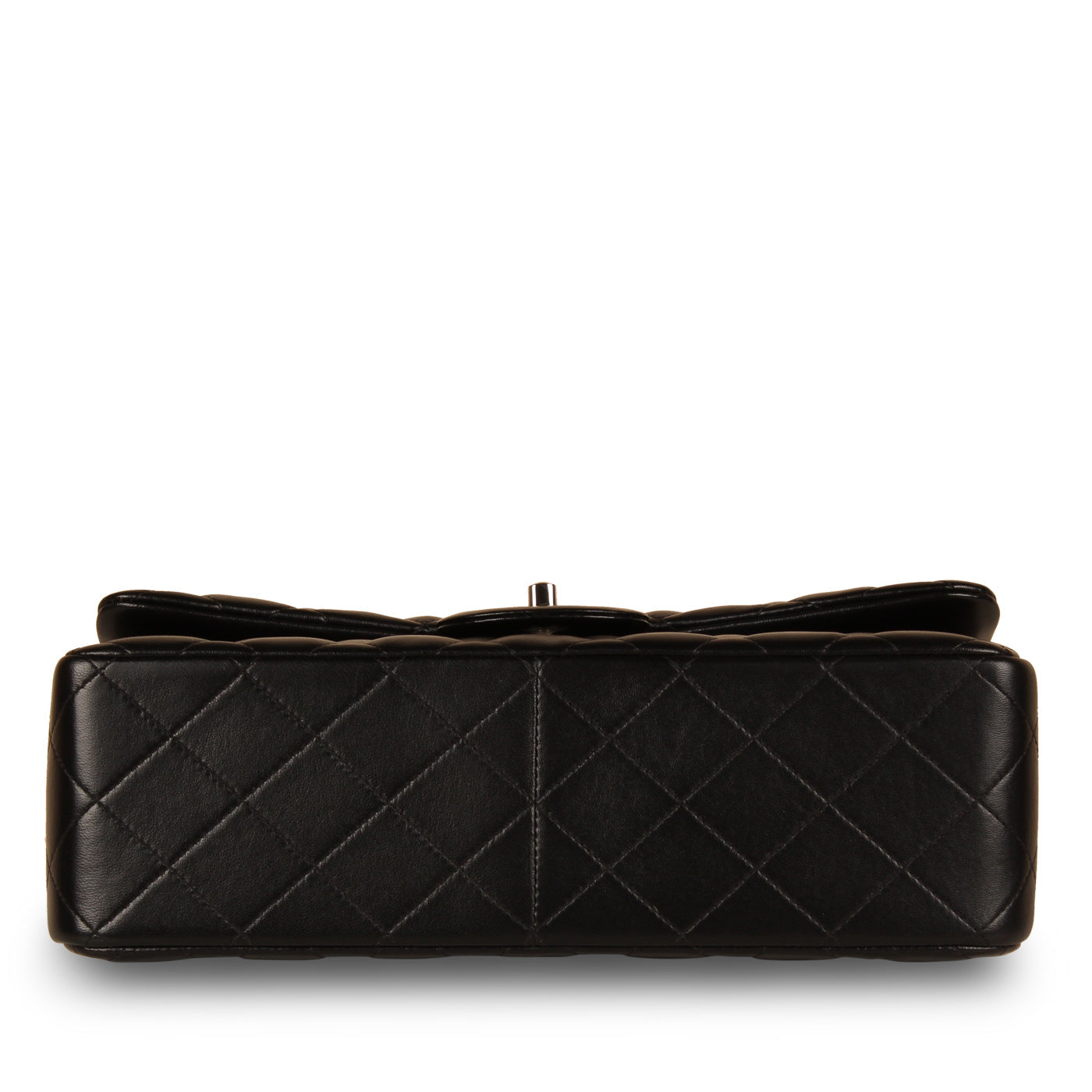 Chanel Classic Flap Lambskin Black Shoulder Bag Style 47