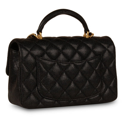 Chanel Classic Flap Caviar Black Shoulder Bag Style 106