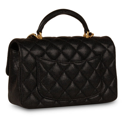 Chanel Classic Flap Caviar Black Shoulder Bag Style 105