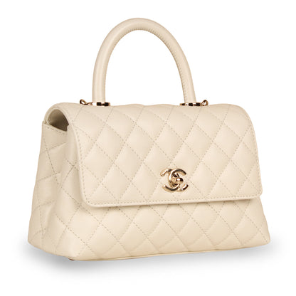Chanel Coco Handle Caviar Black Shoulder Bag Style 3