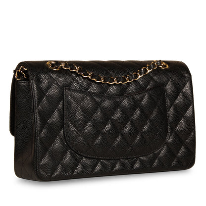 Chanel Classic Flap Caviar Black Shoulder Bag Style 80