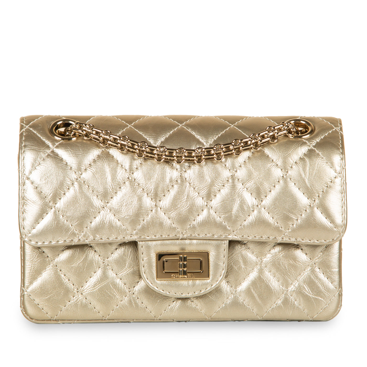 Chanel Classic Flap Calfskin Gold Shoulder Bag Style 3