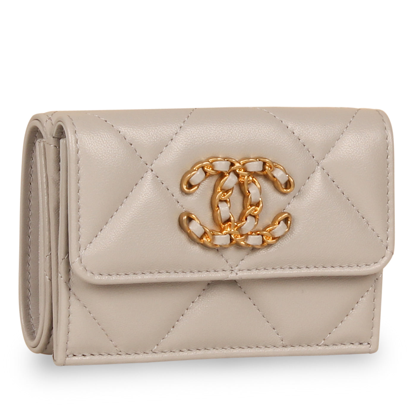 Chanel Chanel 19 Lambskin Gold Shoulder Bag Style 20