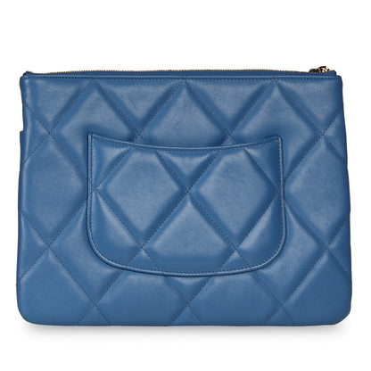 Chanel 19 Flap Clutch - Royal Blue