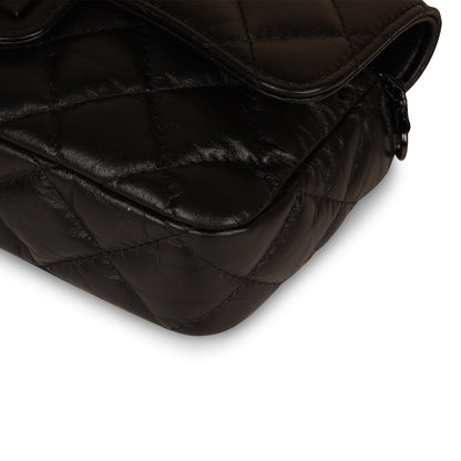 O-Case Re-Issue Crossbody - Black calfskin