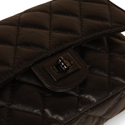 O-Case Re-Issue Crossbody - Black calfskin