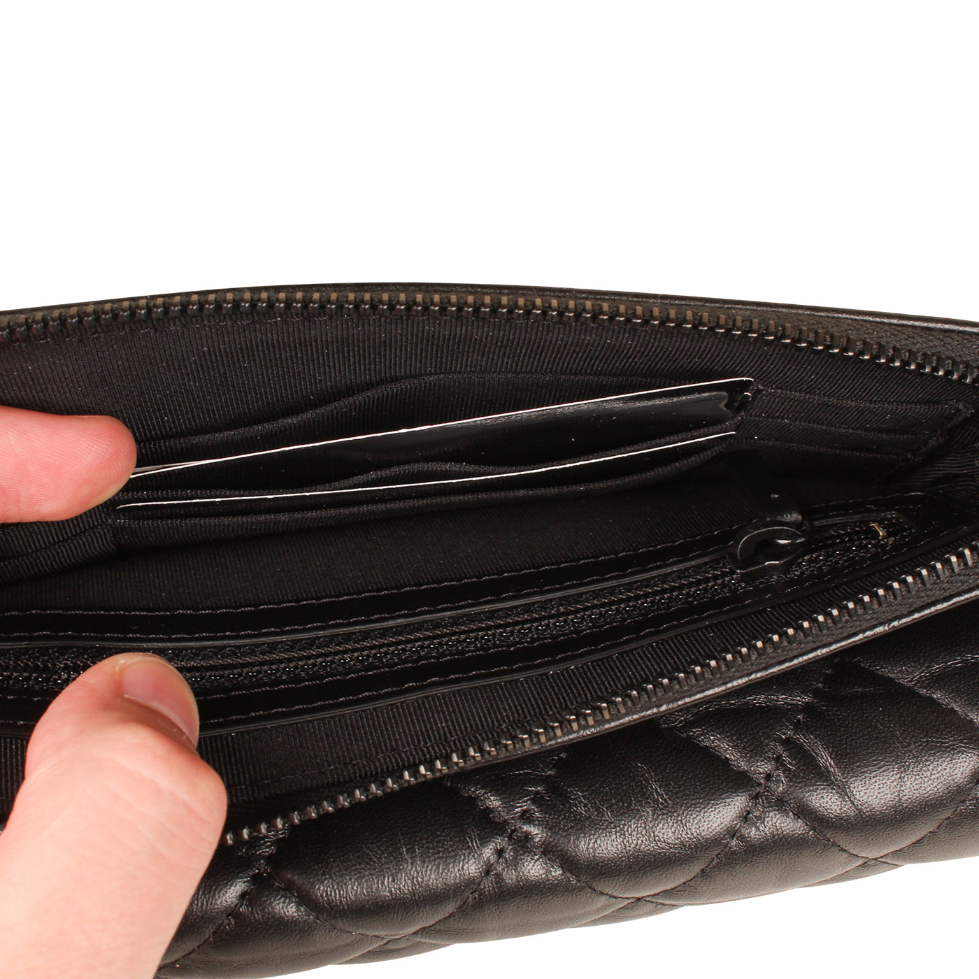 O-Case Re-Issue Crossbody - Black calfskin