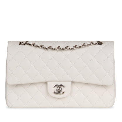 Chanel Classic Flap Bag - Small White Caviar