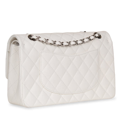 Chanel Classic Flap Bag - Small White Caviar