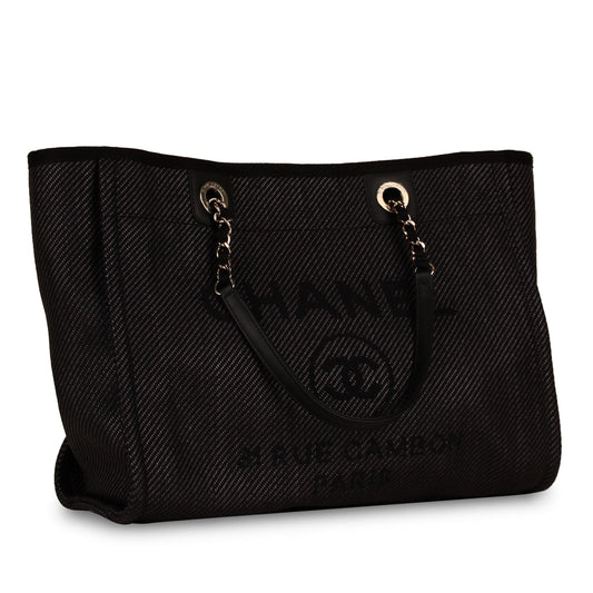 Chanel Cambon Leather Black Tote Bag Style 4