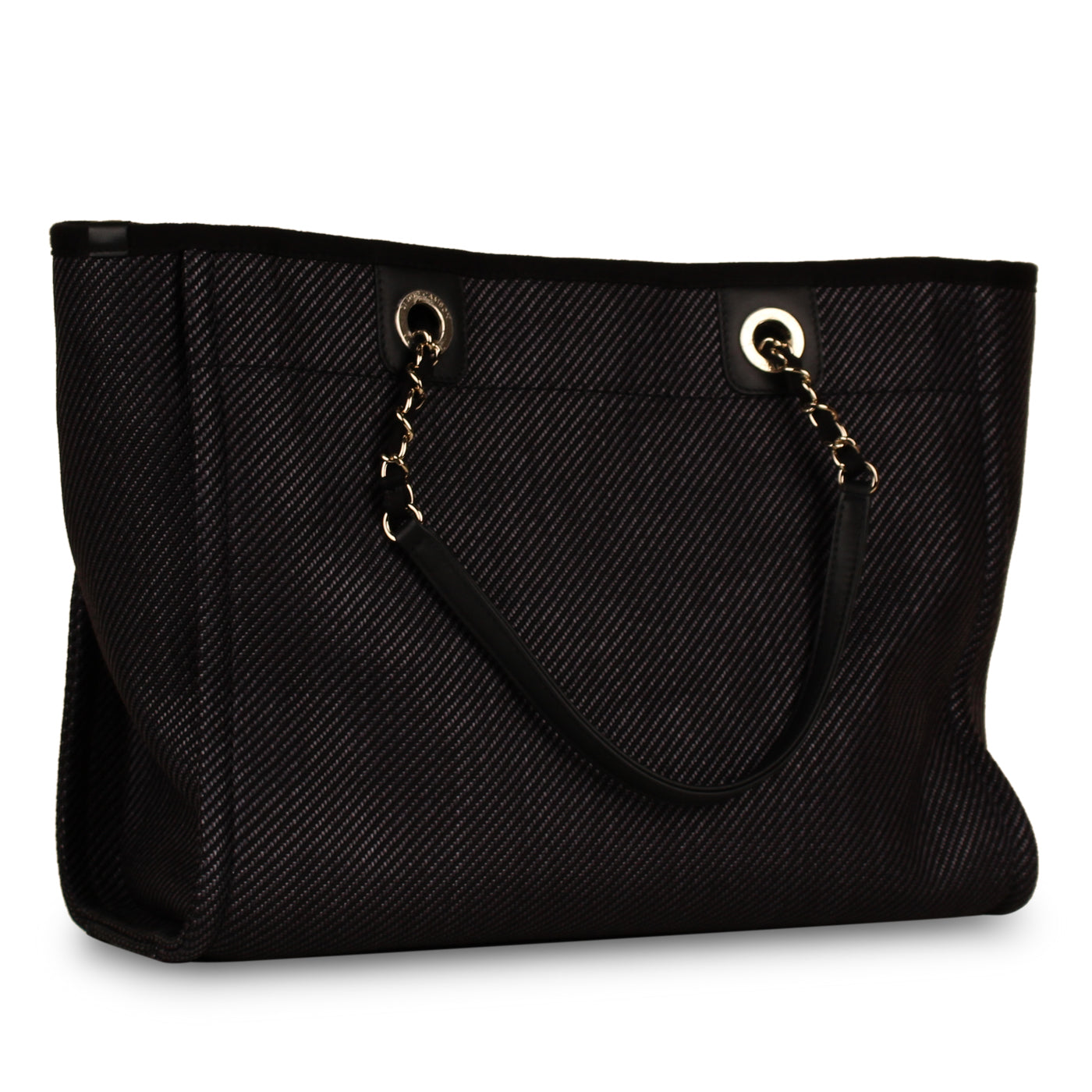Chanel Cambon Leather Black Tote Bag Style 4