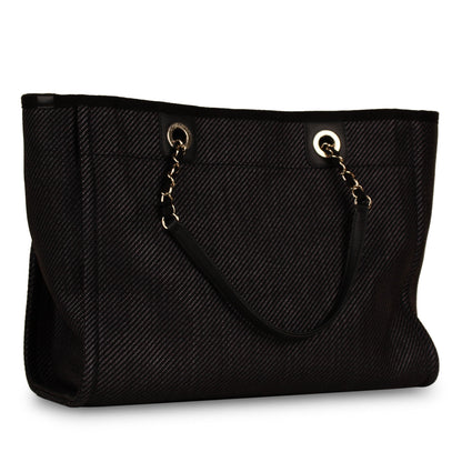 Chanel Cambon Leather Black Tote Bag Style 4