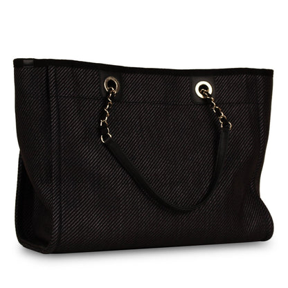 Chanel Cambon Leather Black Tote Bag Style 3