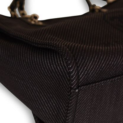 Chanel Cambon Leather Black Tote Bag Style 3