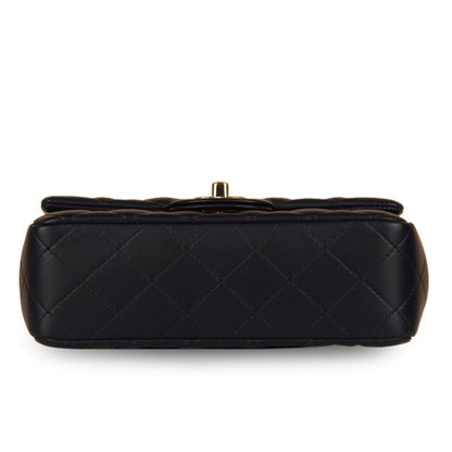 Chanel Classic Flap Lambskin Gold Shoulder Bag Style 83