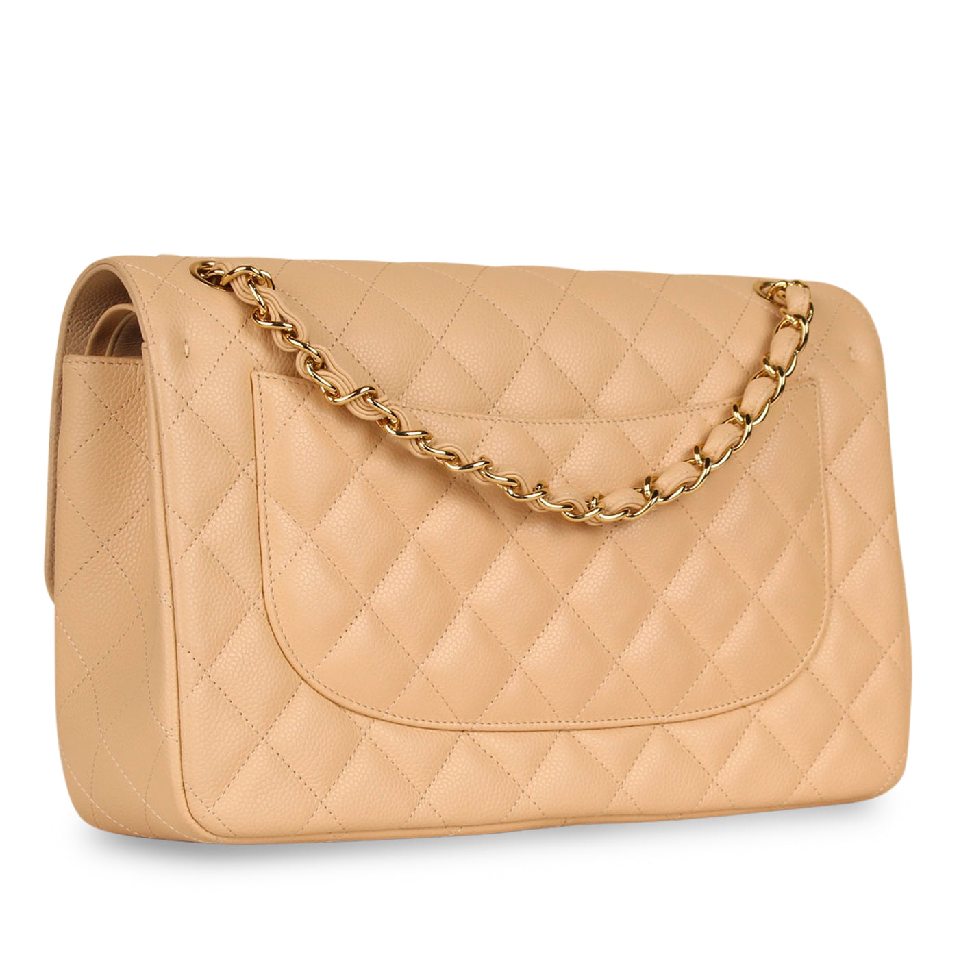 Chanel Classic Flap Caviar Gold Shoulder Bag Style 9
