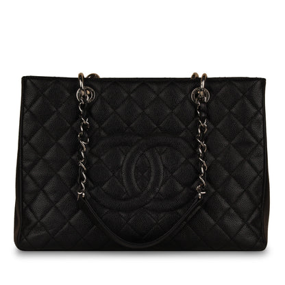 Chanel Timeless Caviar Black Tote Bag Style 20