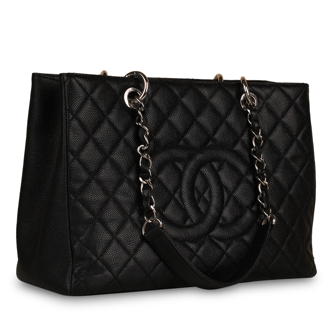 Chanel Timeless Caviar Black Tote Bag Style 20
