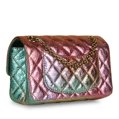 Chanel Classic Flap Calfskin Gold Shoulder Bag Style 2