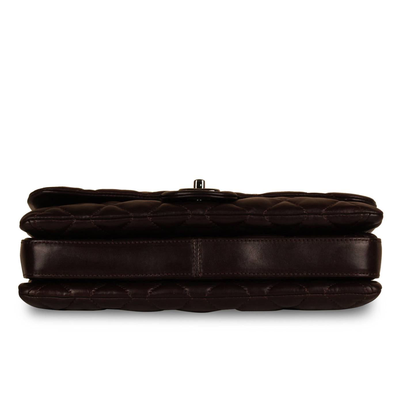 Chanel Classic Flap Lambskin Brown Shoulder Bag Style 9