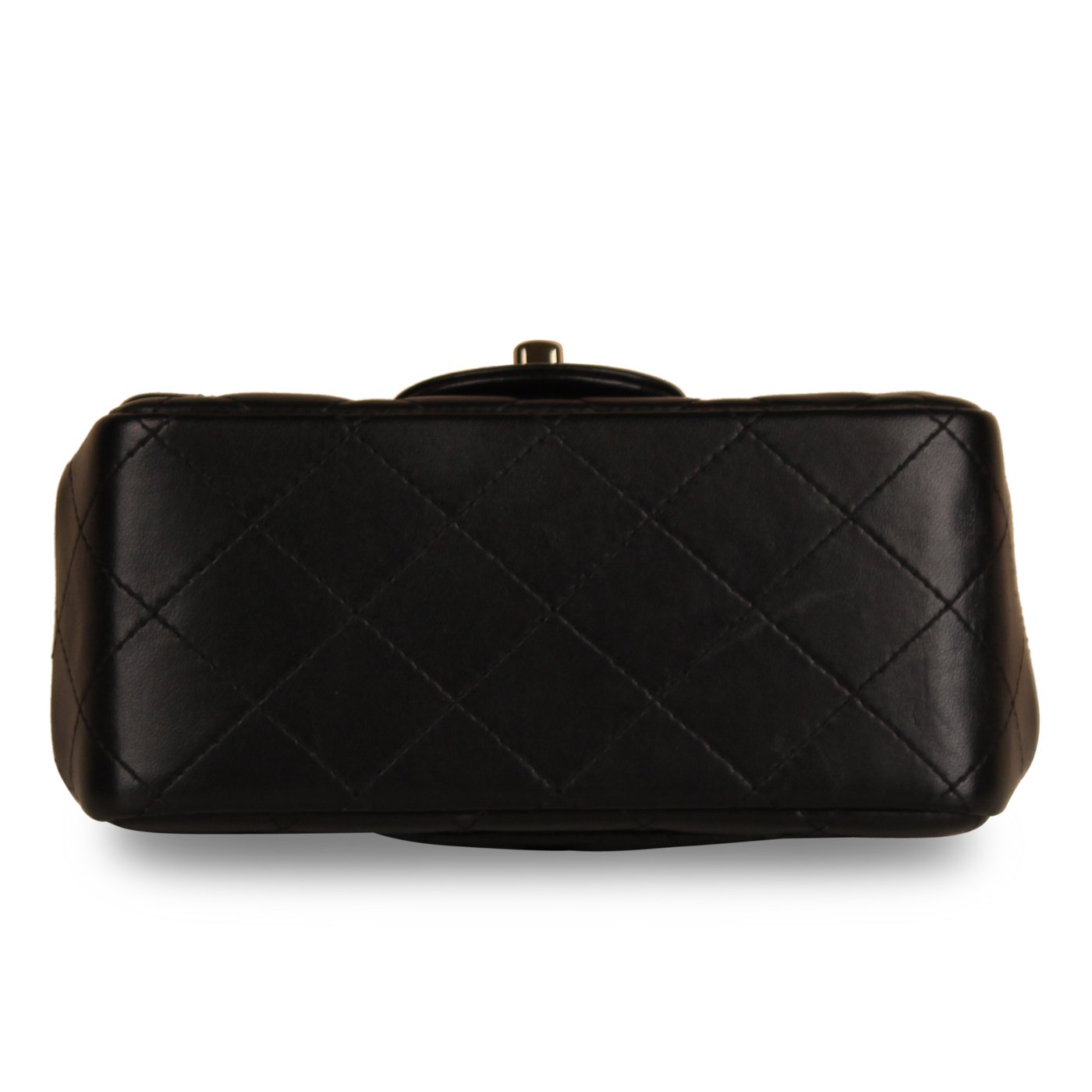 Chanel Classic Flap Lambskin Black Shoulder Bag Style 222