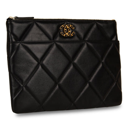 Chanel Chanel 19 Lambskin Black Shoulder Bag Style 6