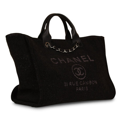 Chanel Cambon Leather Black Tote Bag Style 2