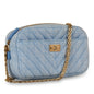 Chanel 2 55 Leather Gold Crossbody