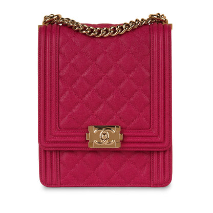 Chanel Boy Bag Caviar Gold Shoulder Bag Style 8