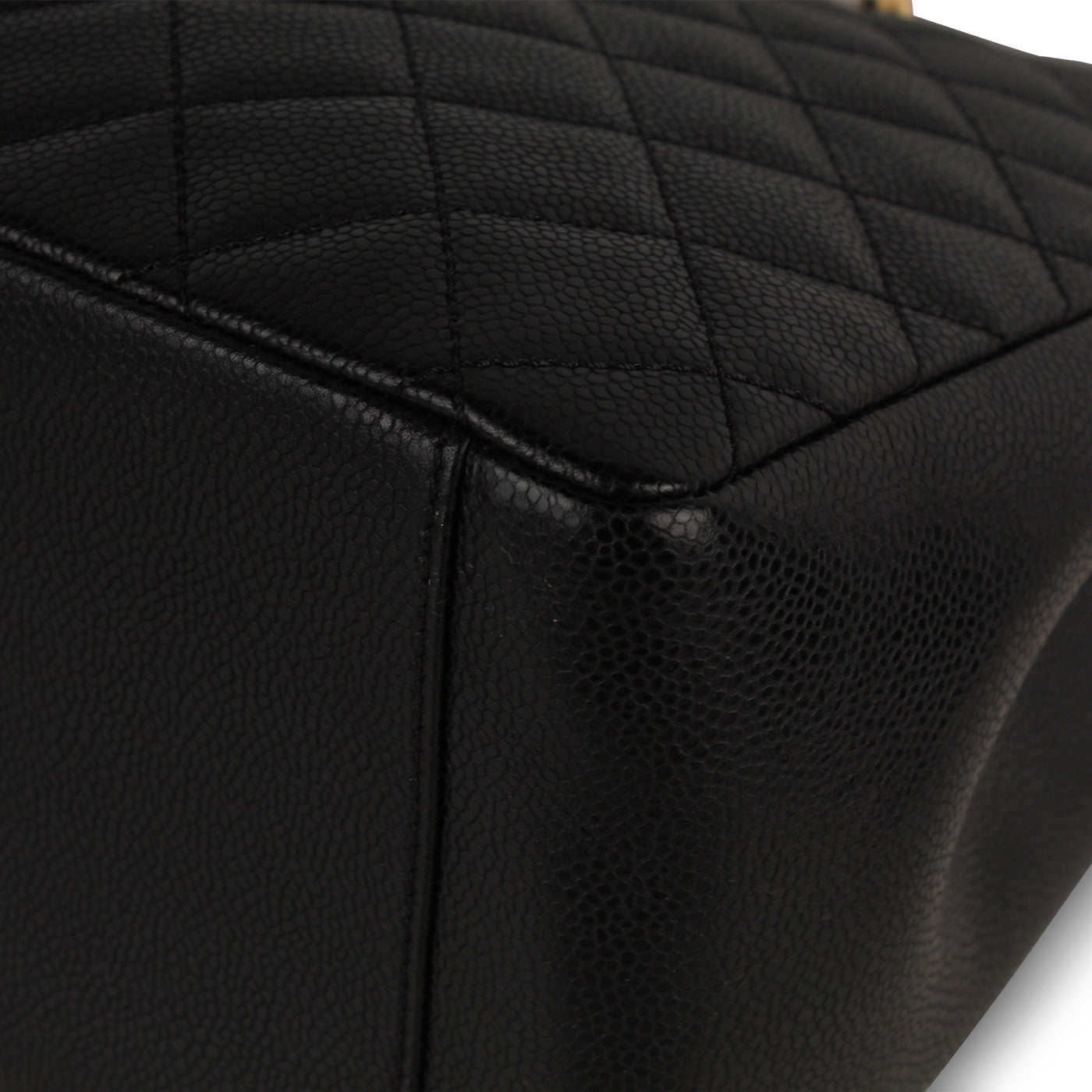 Chanel Timeless Caviar Black Tote Bag Style 18