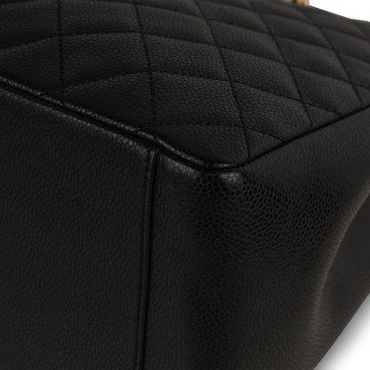 Chanel Timeless Caviar Black Tote Bag Style 18