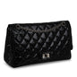 Chanel Classic Flap Calfskin Black Shoulder Bag Style 4