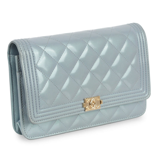 Chanel Boy Bag Caviar Gold Crossbody