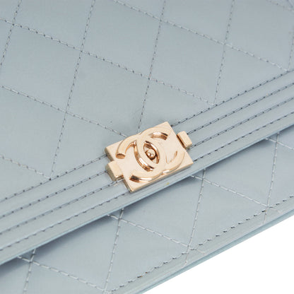 Chanel Boy Bag Caviar Gold Crossbody